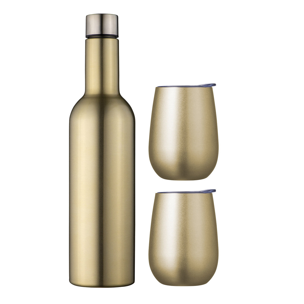 Double Wall Insulated Wine Traveller Set - Champagne
