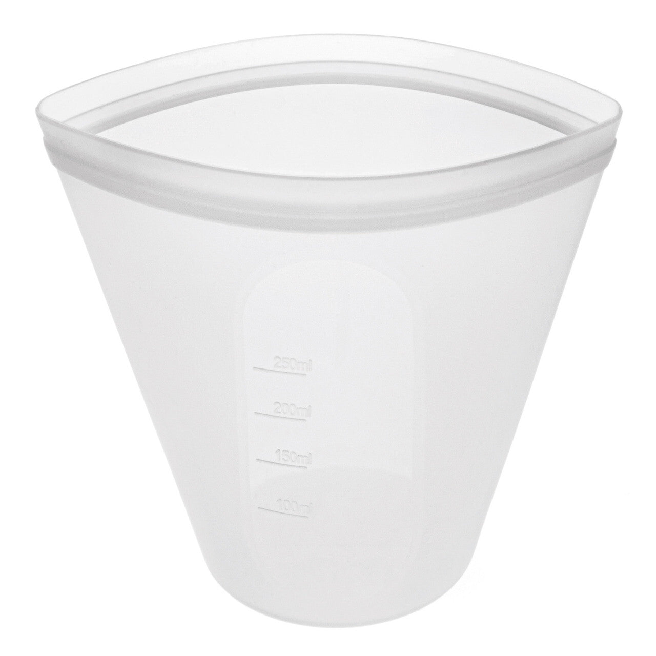 Pinch & Lock Silicone Reusable Bags, 250ml - White