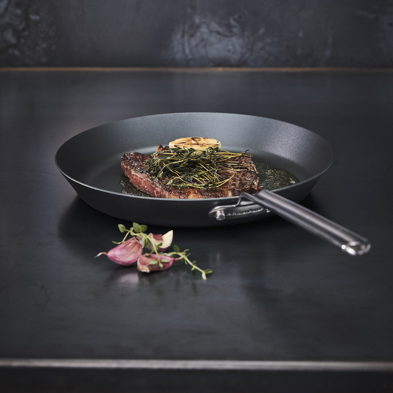Scanpan 30cm Black Iron Carbon Steel Frypan