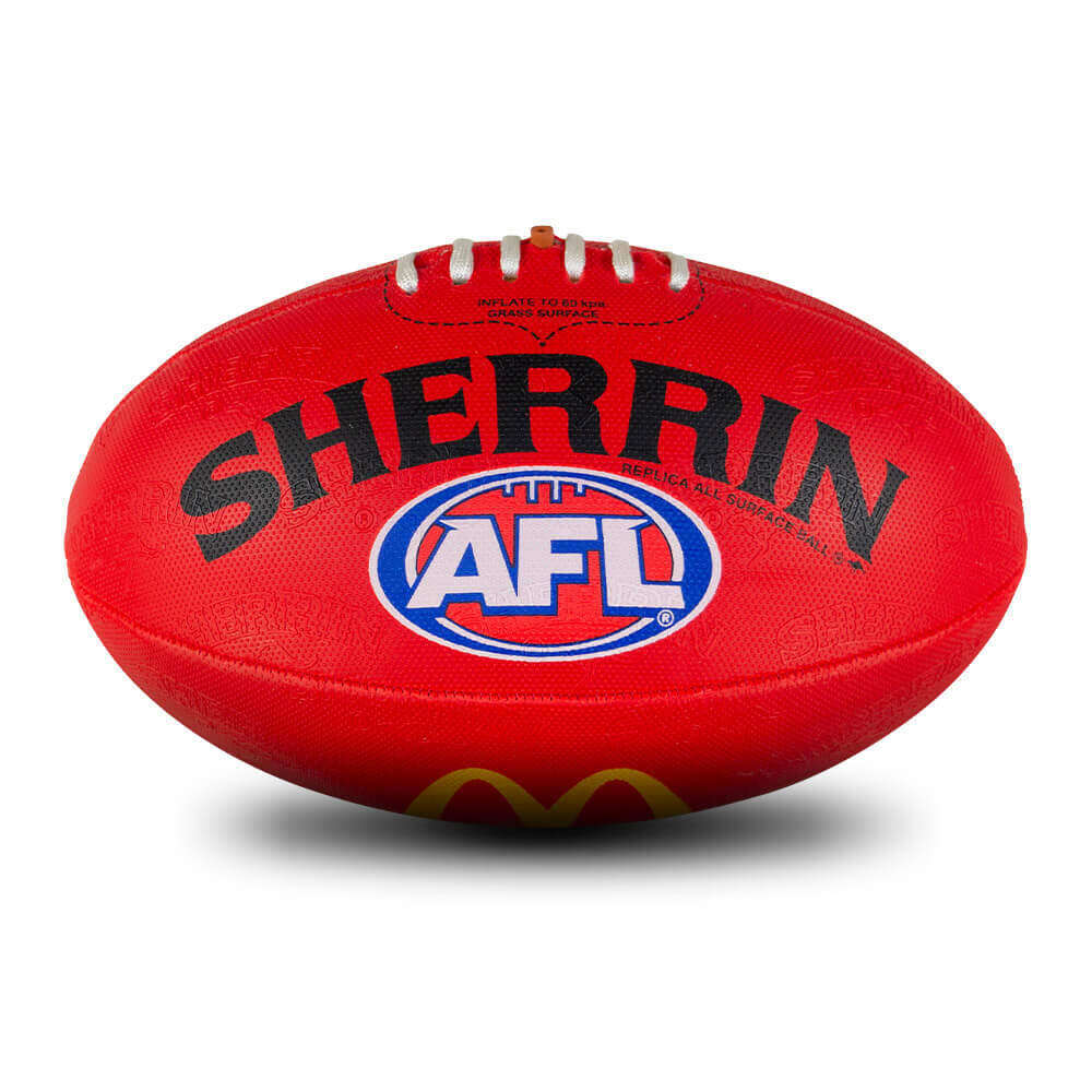 AFL Replica All Surface Ball - Red