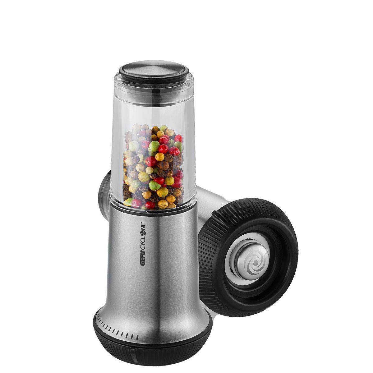 X-PLOSION Salt or Pepper Mill Size M, E6.2 x 15cm - Steel