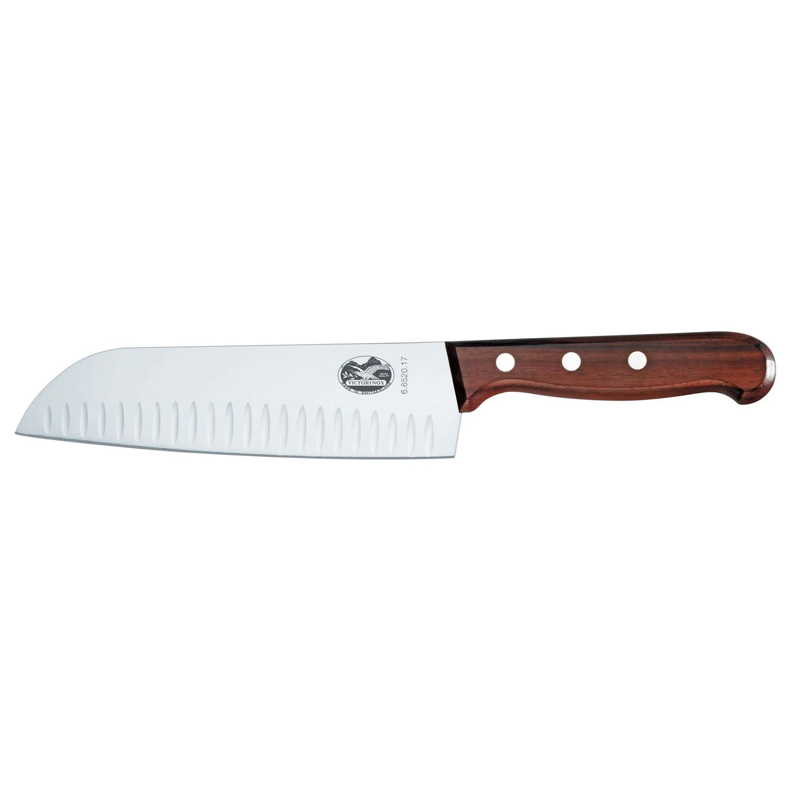 Victorinox 6.8520.17G Rosewood Santoku Fluted 17 Cm