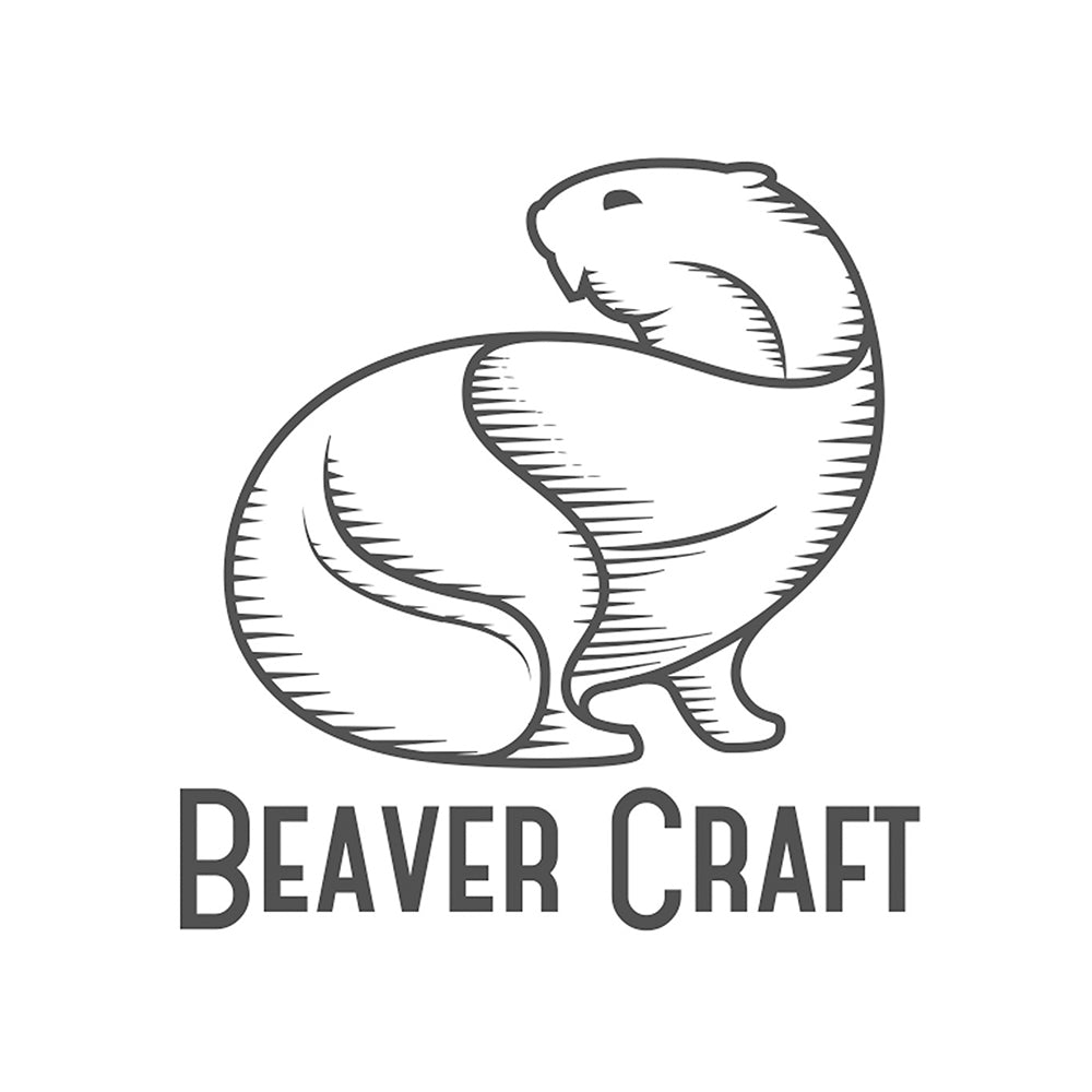 Beaver Craft Kuska Carving Blank, Walnut Wood, 150 x 85 x 50mm
