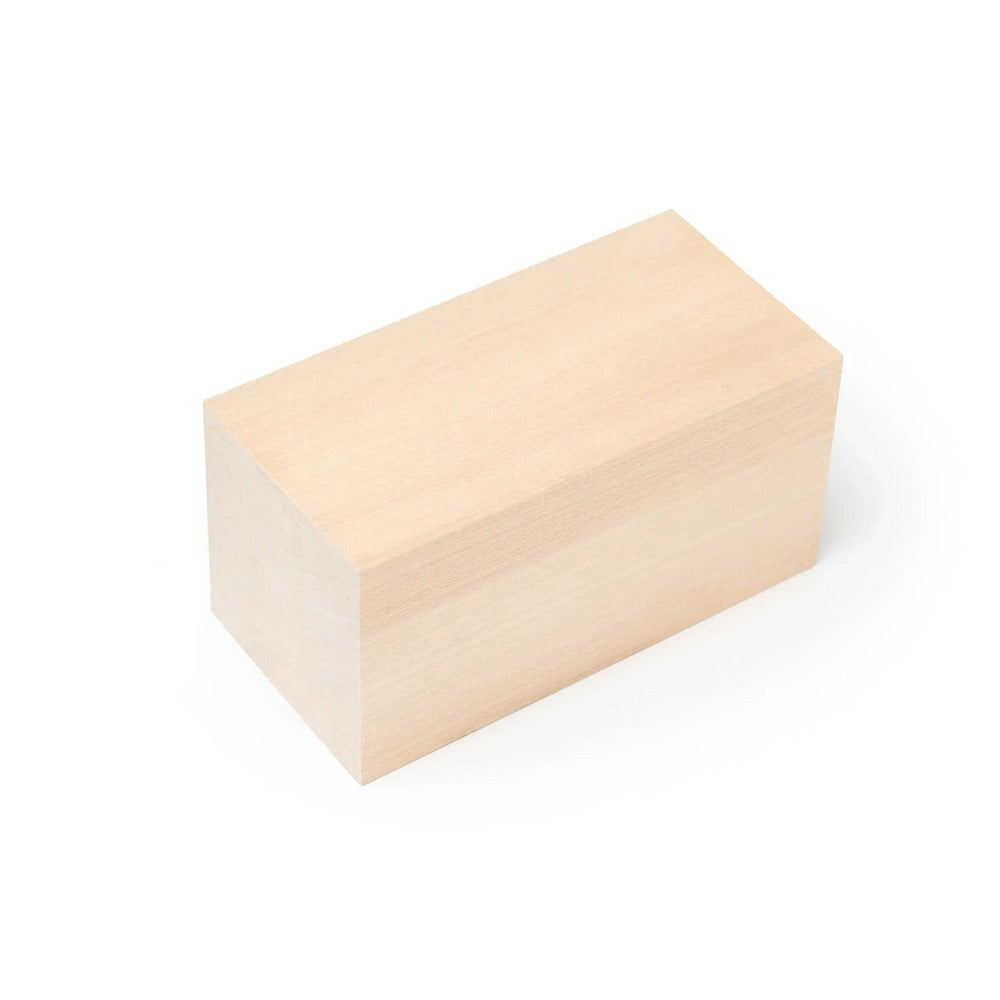 Beaver Craft BW DIY05-06 - Wood Carving Blank 100 x 50 x 50mm