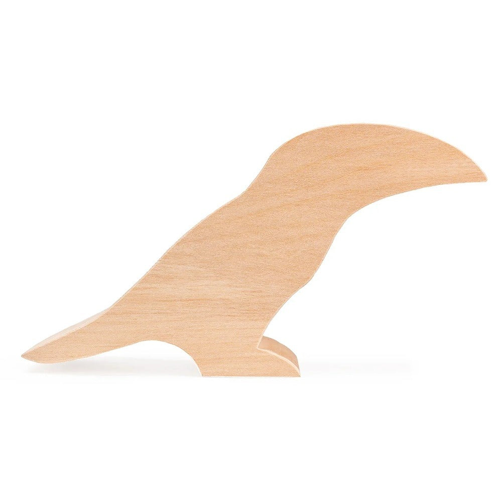 Beaver Craft Toucan Bird Wood Carving Blank 145 x 85 x 50mm