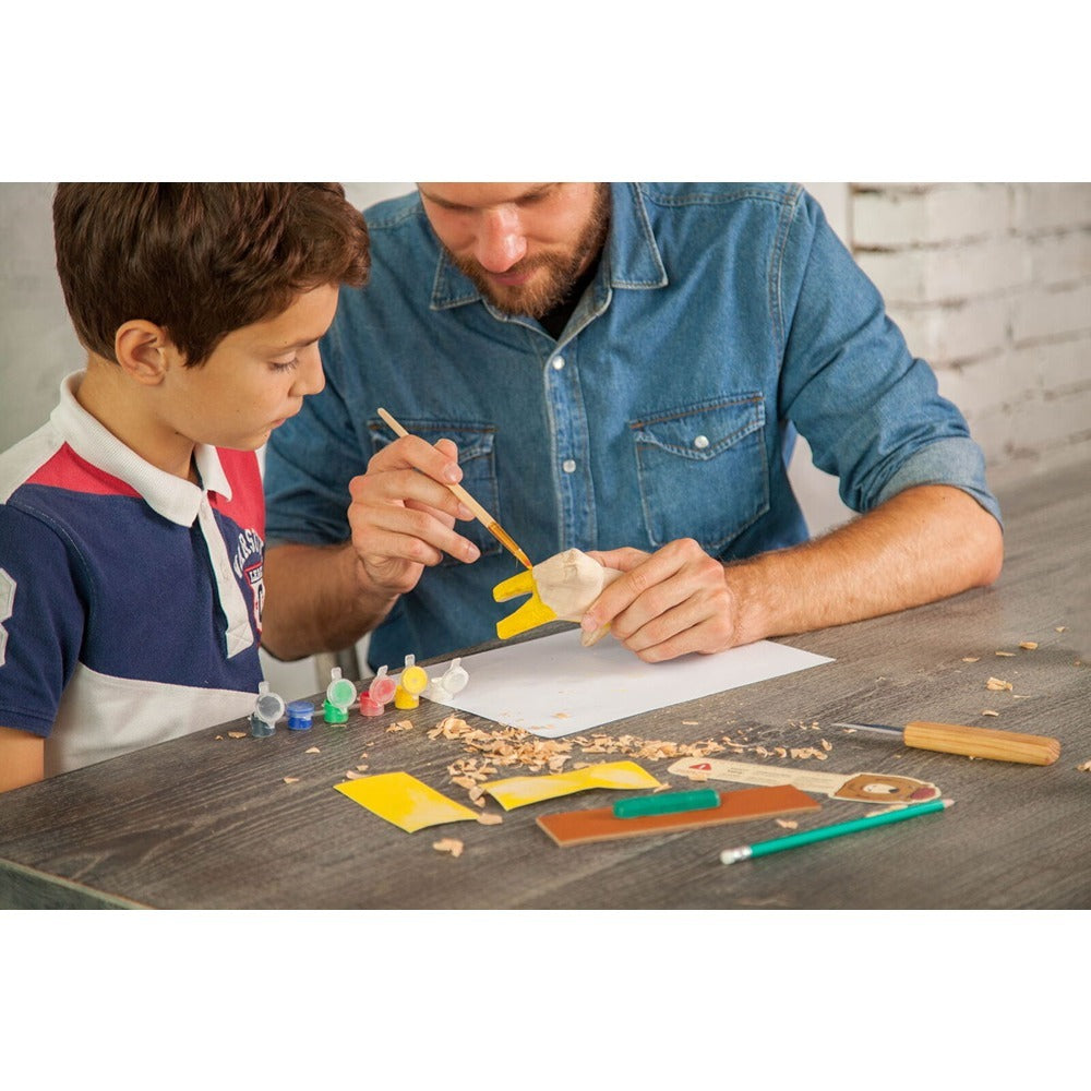 Beaver Craft DIY02 Dala Horse Carving Kit