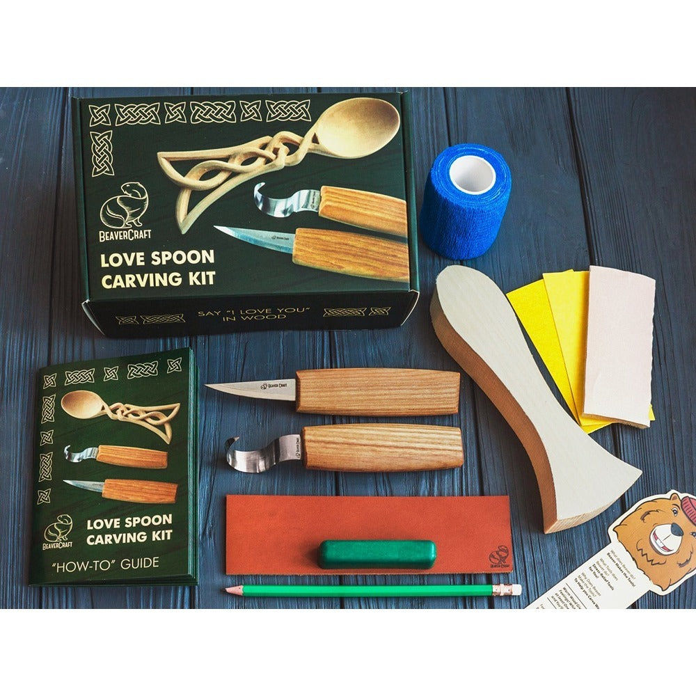 Beaver Craft DIY04 Celtic Spoon Carving Kit