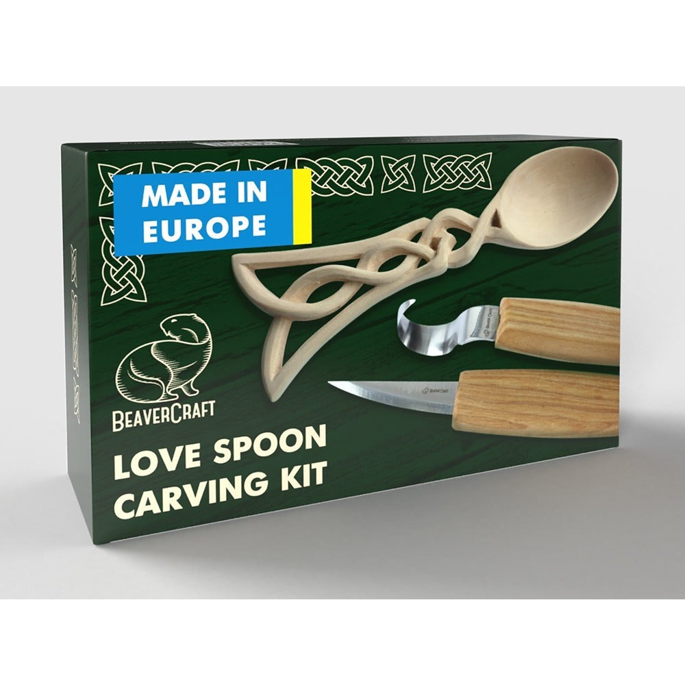 Beaver Craft DIY04 Celtic Spoon Carving Kit