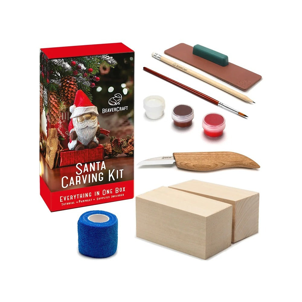 Beaver Craft DIY06 Santa Carving Kit