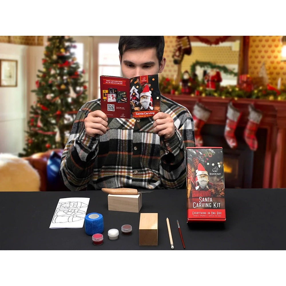 Beaver Craft DIY06 Santa Carving Kit
