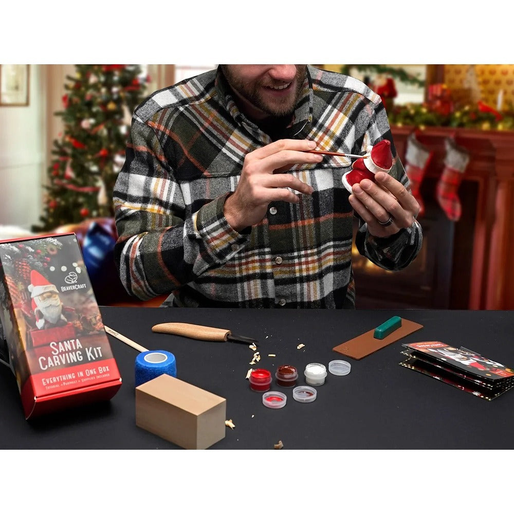 Beaver Craft DIY06 Santa Carving Kit