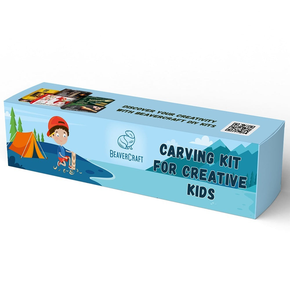 Beaver Craft DIY08 Spruce Tree Carving Kit