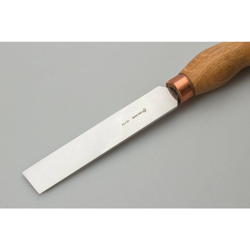 Beaver Craft G1-21 Straight Flat Chisel G1 (21mm), Ashwood