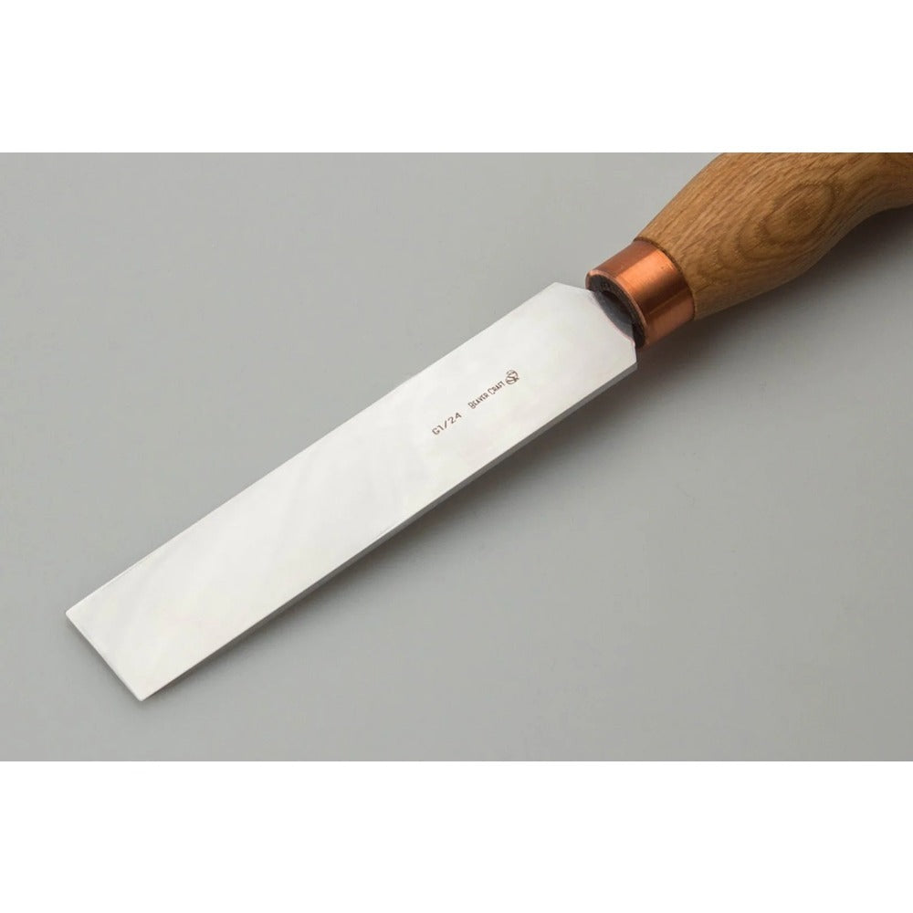 Beaver Craft G1-24 Straight Flat Chisel G1 (24mm), Ashwood