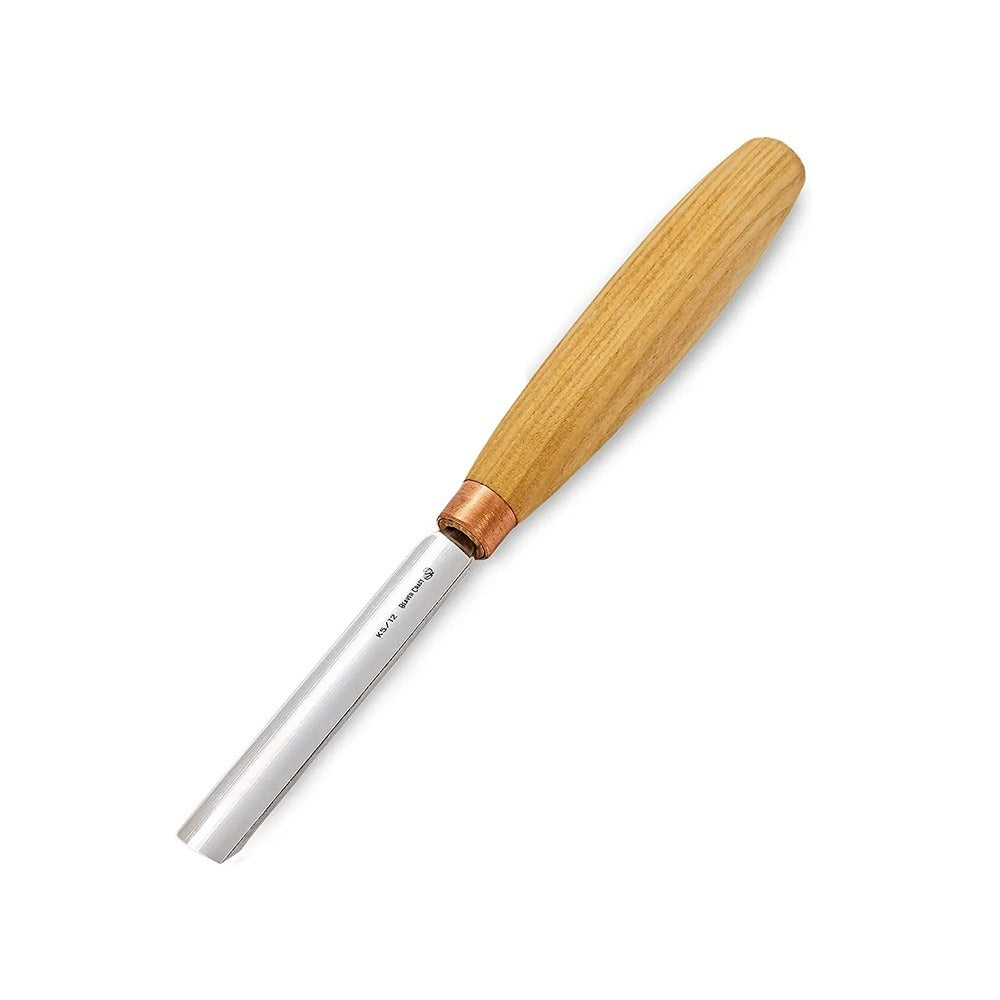 Beaver Craft K5-12 Compact Wood Carving Gouge (Sweep #5), Ashwood