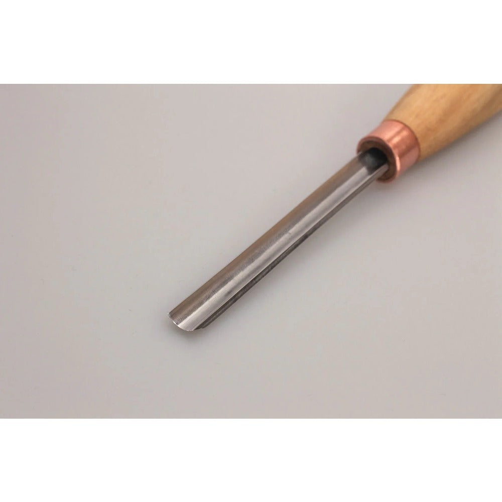Beaver Craft K8-08 Compact Wood Carving Gouge (Sweep #8), Ashwood