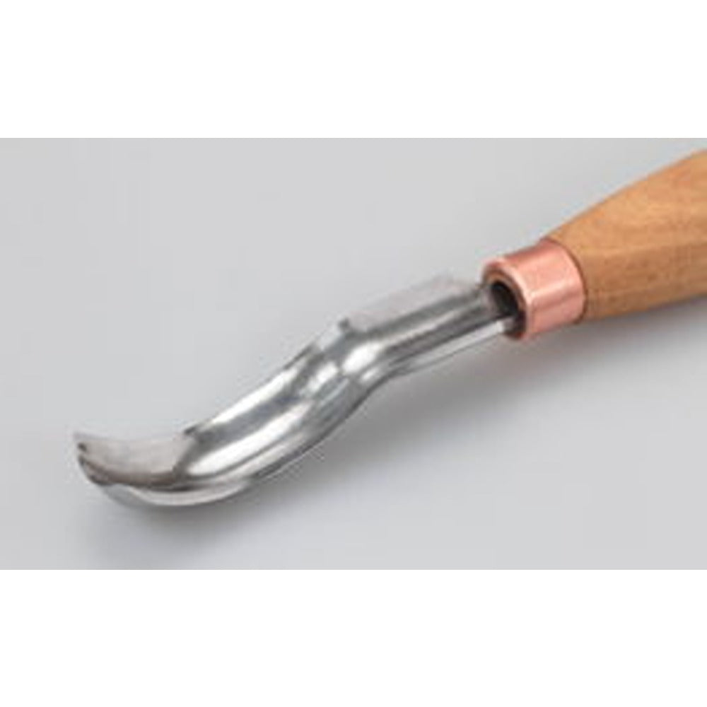 Beaver Craft K8A-14 Compact Short Bent Gouge Sweep #8 14 Mm