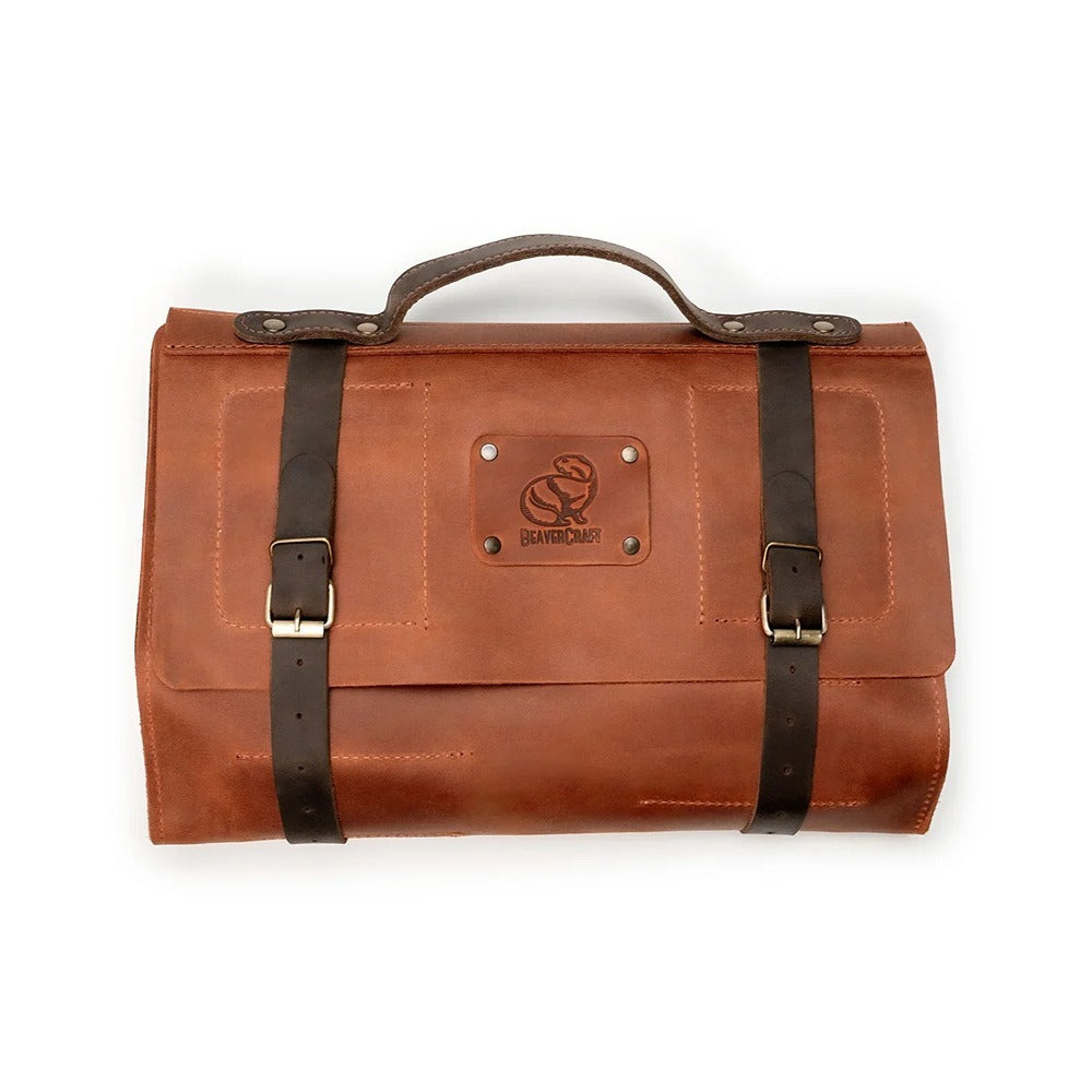 Beaver Craft Multifunctional Leather Tool Roll