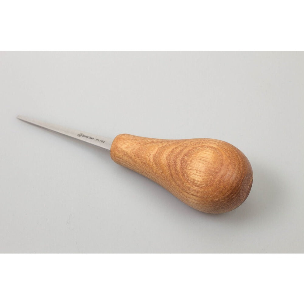 Beaver Craft P1/02 Palm Chisel Straight Flat #1 Sweep 2 Mm