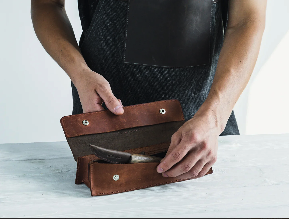 Beaver Craft BCS01XBROWN Knife Carving Set