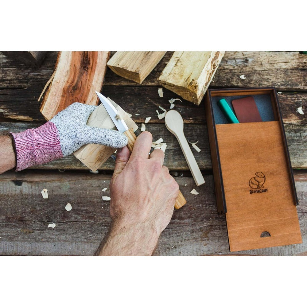 Beaver Craft S13Box Spoon Carving Set In A Box