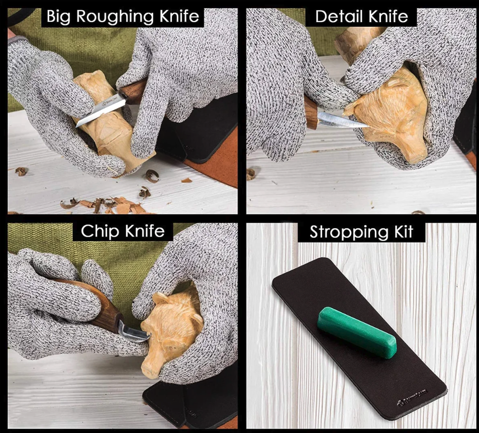 Beaver Craft S15X Carving Set
