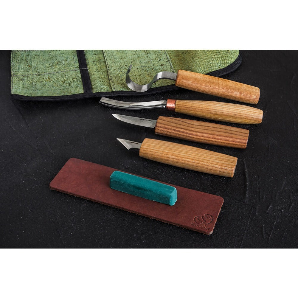 Beaver Craft S49 Spoon Carving Tool Set With Compact Chisel