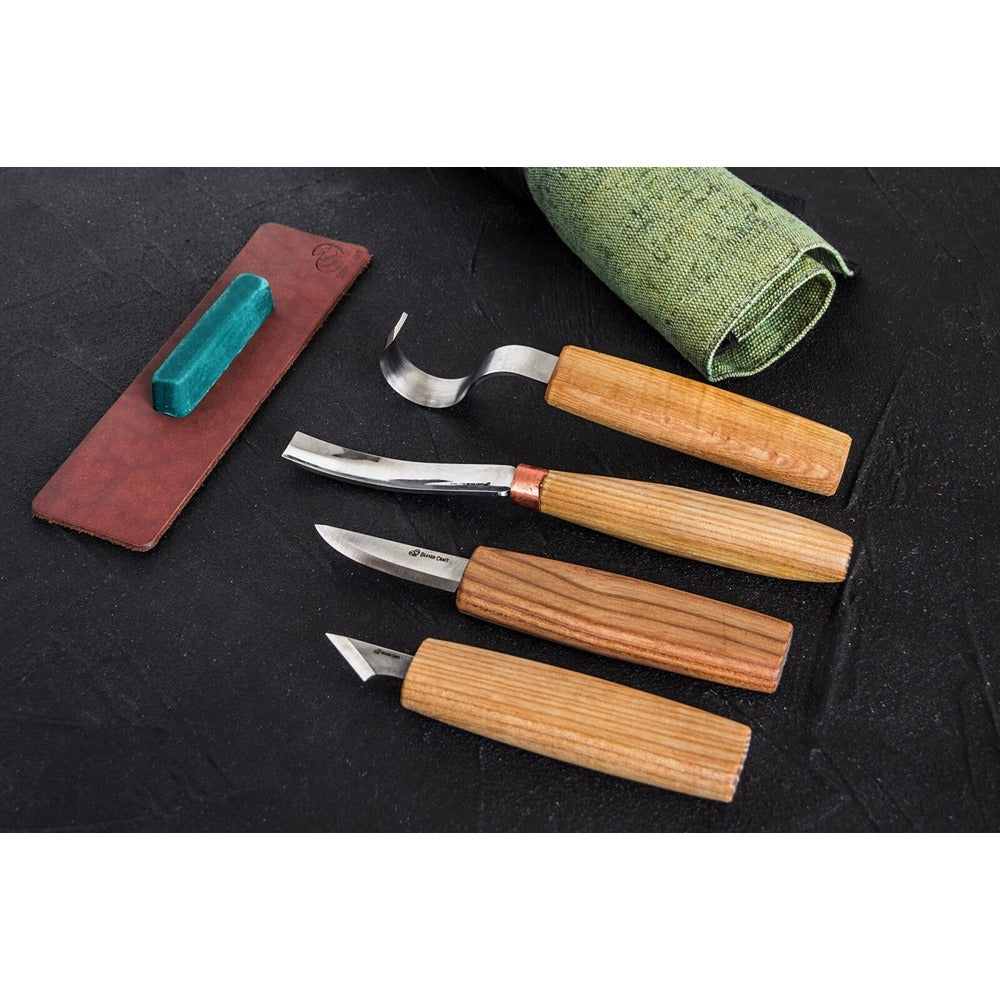 Beaver Craft S49 Spoon Carving Tool Set With Compact Chisel