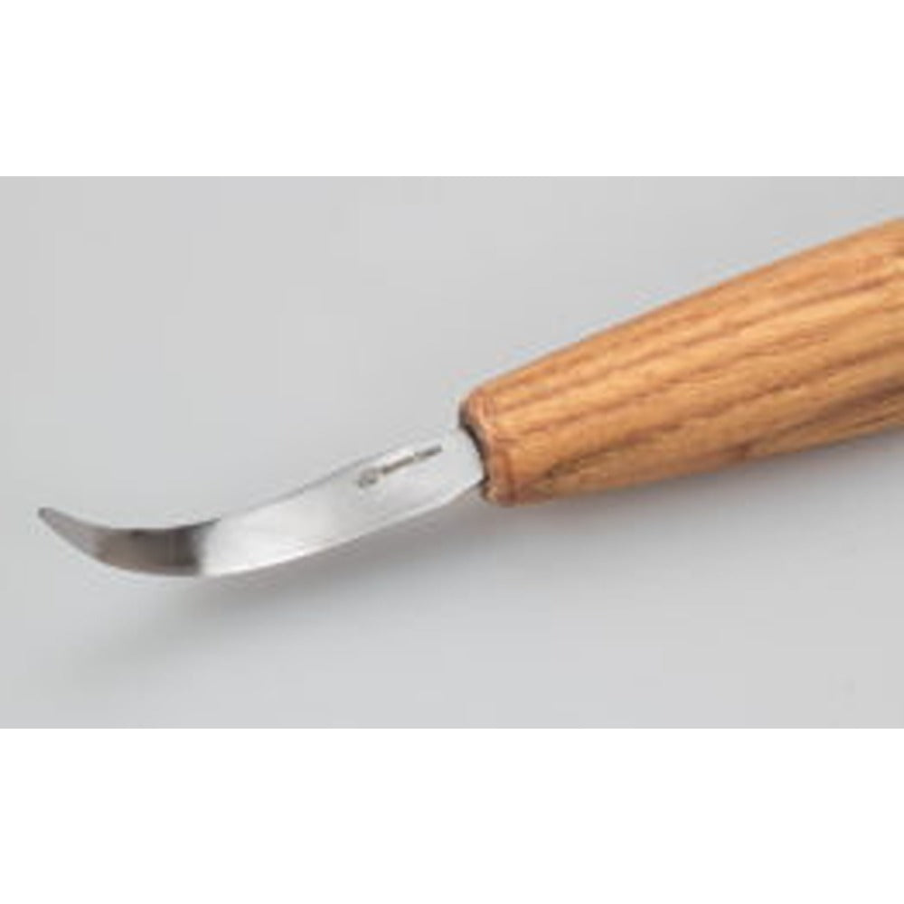 Beaver Craft SK4S Spoon Carving Knife - Open Curve - Oak Handle