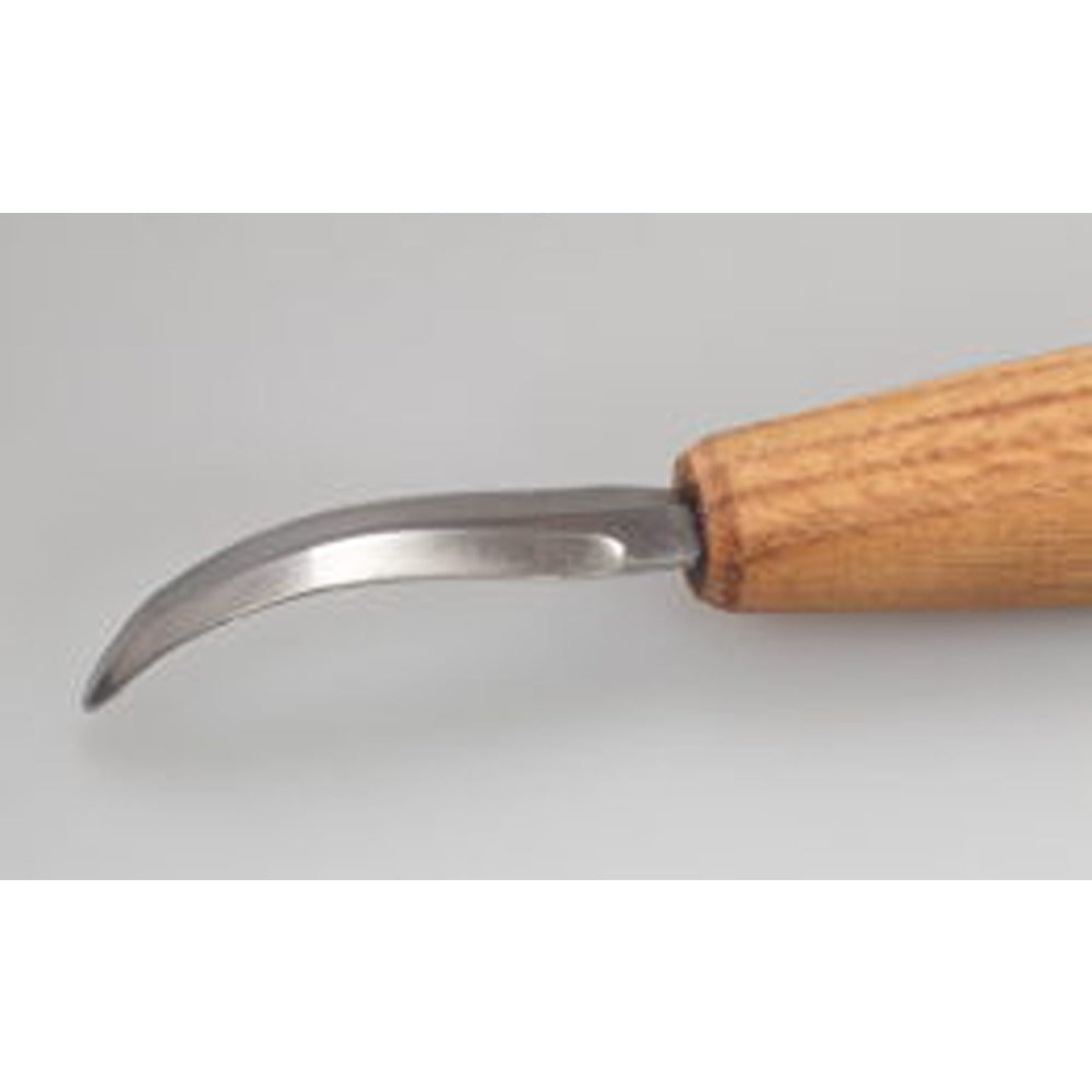 Beaver Craft SK4S Spoon Carving Knife - Open Curve - Oak Handle