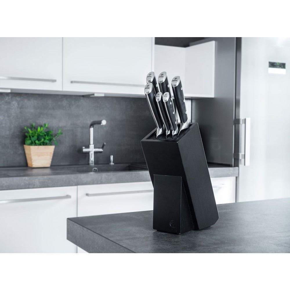Boker Forge Abs Set 2.0 Knife Block Set, Six Knives