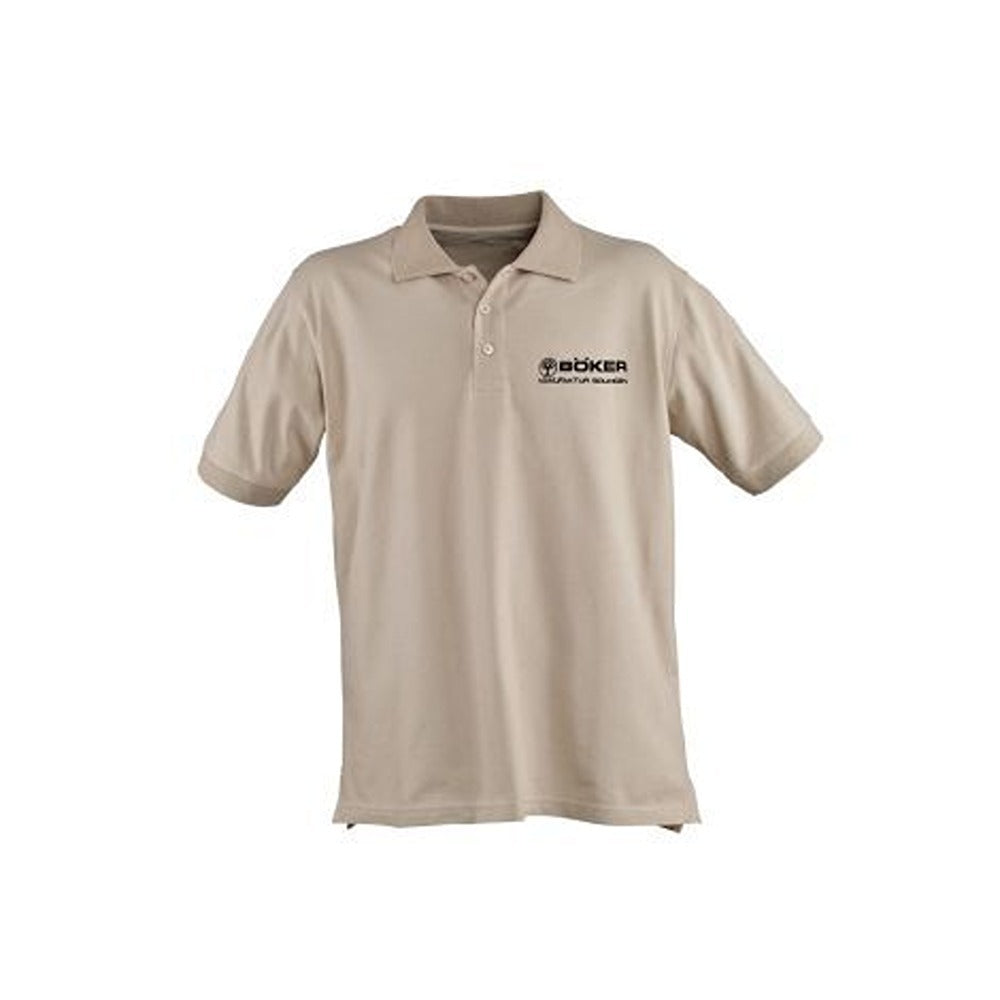 Boker Polo Shirt 2.0 - Tan, Size L