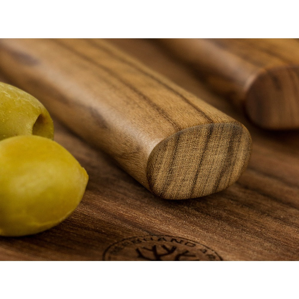 Boker Damascus Olivewood 3 Piece Knife Set