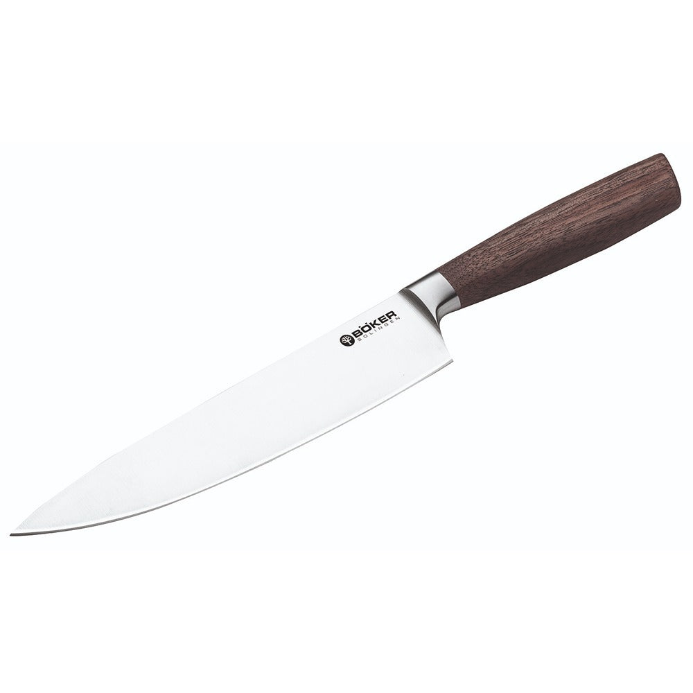Boker Core Set Square 5 Piece Walnut Knife Block Set
