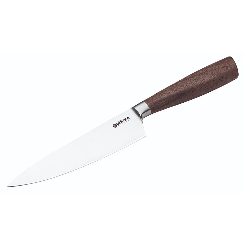 Boker Core Set Square 5 Piece Walnut Knife Block Set