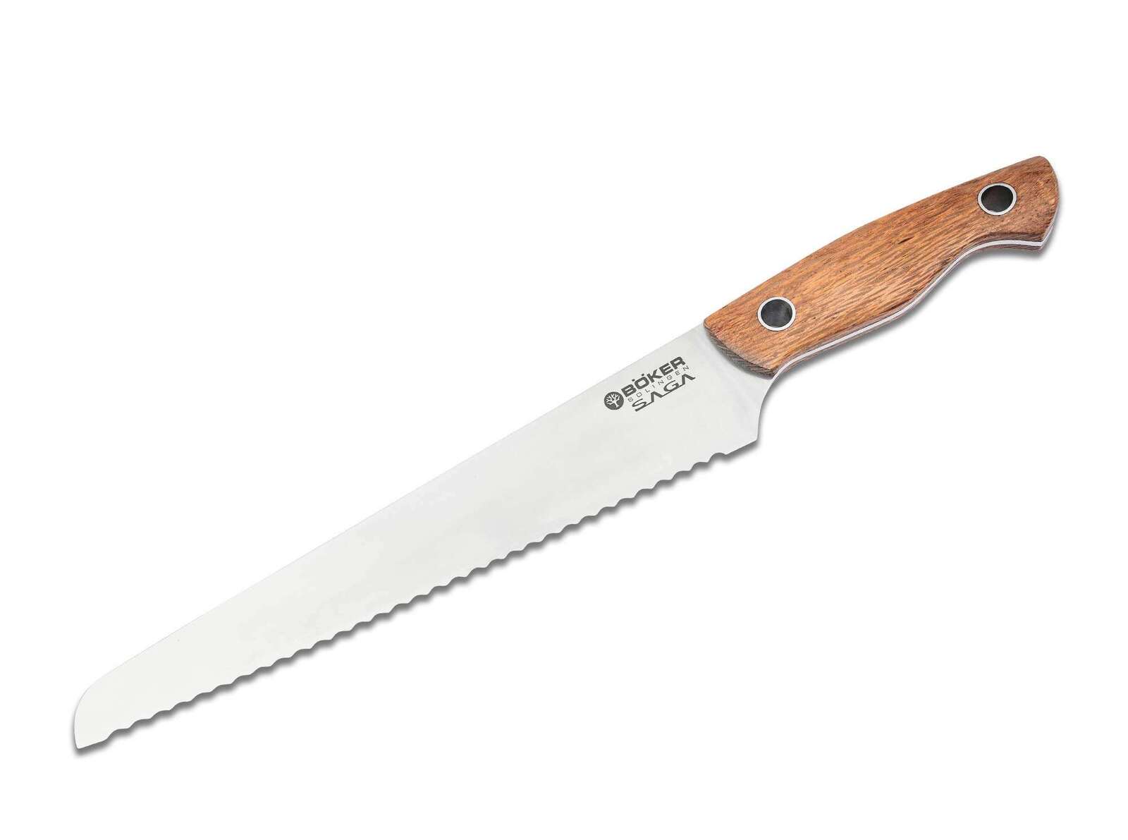 Boker Saga 23cm Bread Knife, Pearl Wood