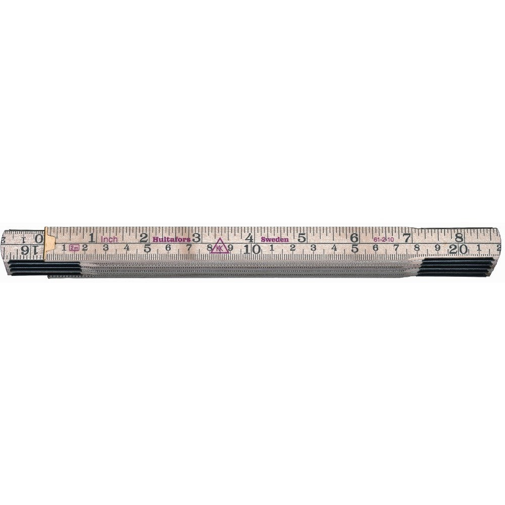 Hultafors 61-2-10 Wooden Folding Ruler Metric/Imperial - Authorised Aust. Retailer
