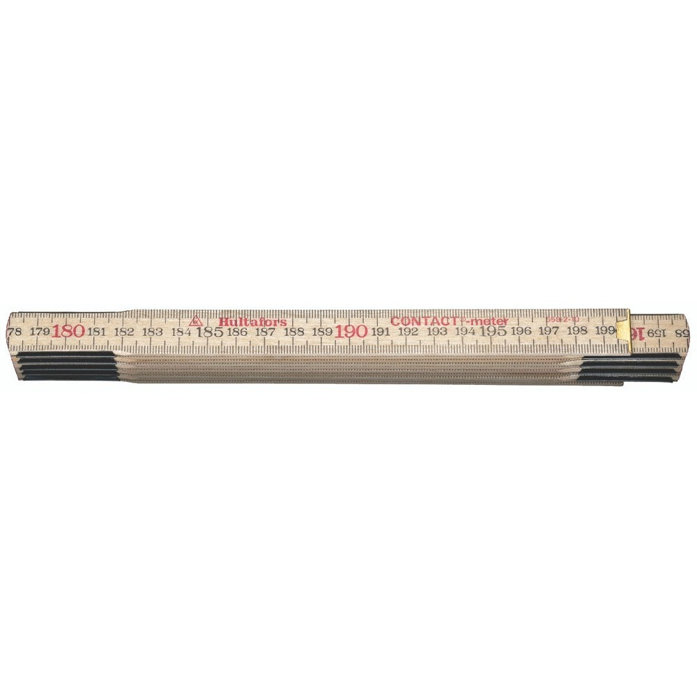 Hultafors 559-2-10 Wooden Folding Ruler, Contact Meter- Authorised Aust. Retailer