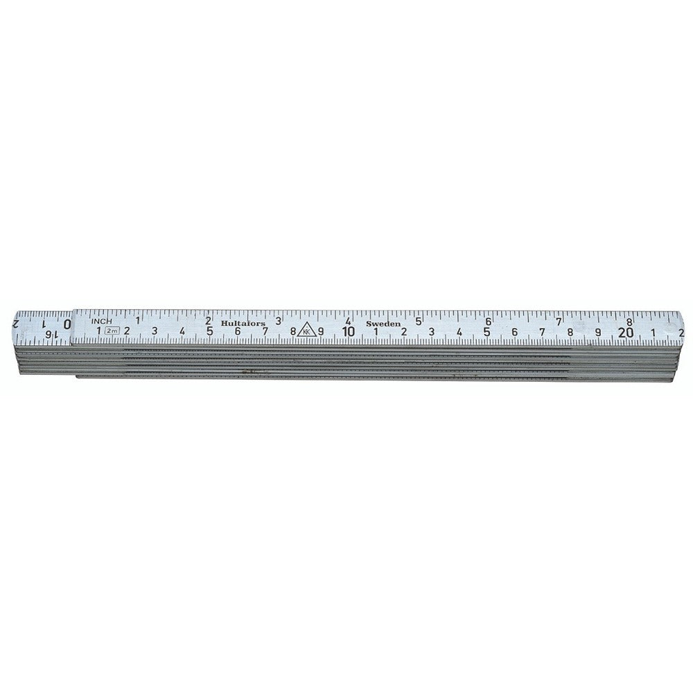 Hultafors A61-1-6 Aluminium Folding Ruler Imperial/Metric - Authorised Aust. Retailer