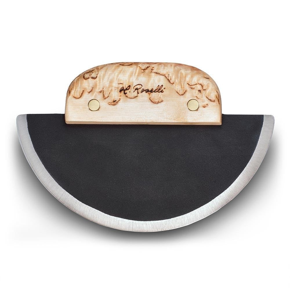 Roselli R740 Ulu Chef Knife - Includes Knife Rack