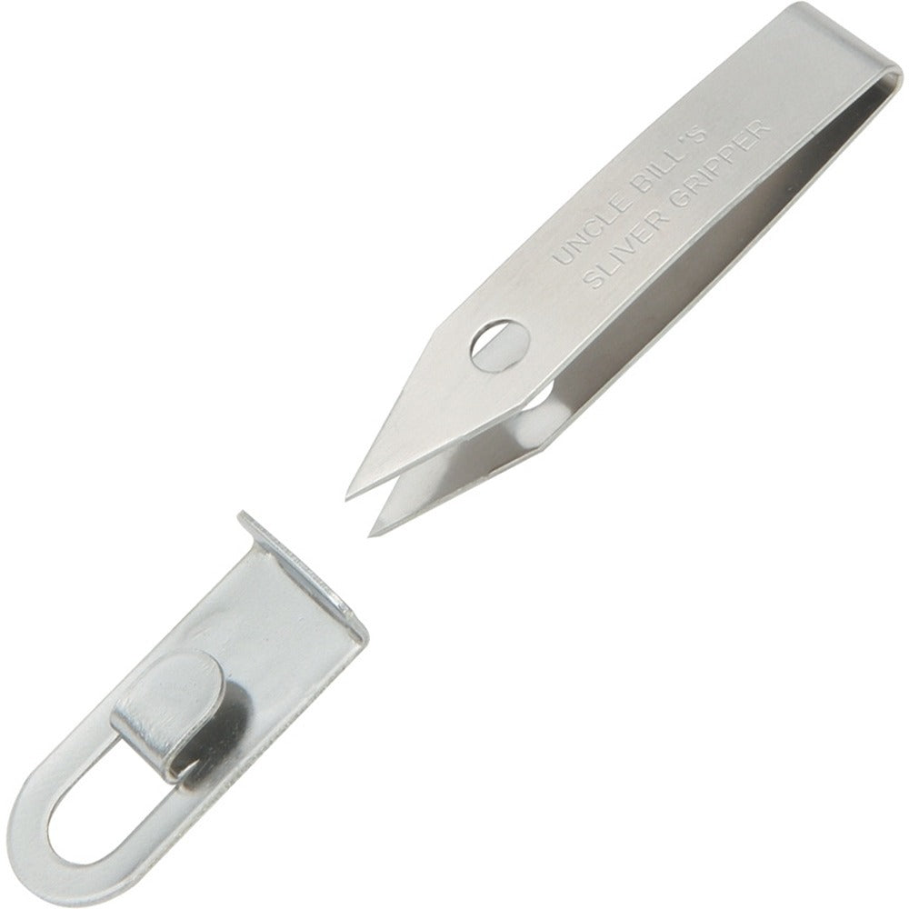 Sliver Gripper Precision Tweezers Silver