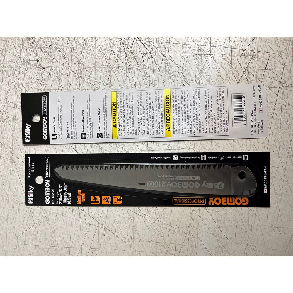Silky 122-21 Gomboy 210 Mm Medium Tooth Replacement Blade