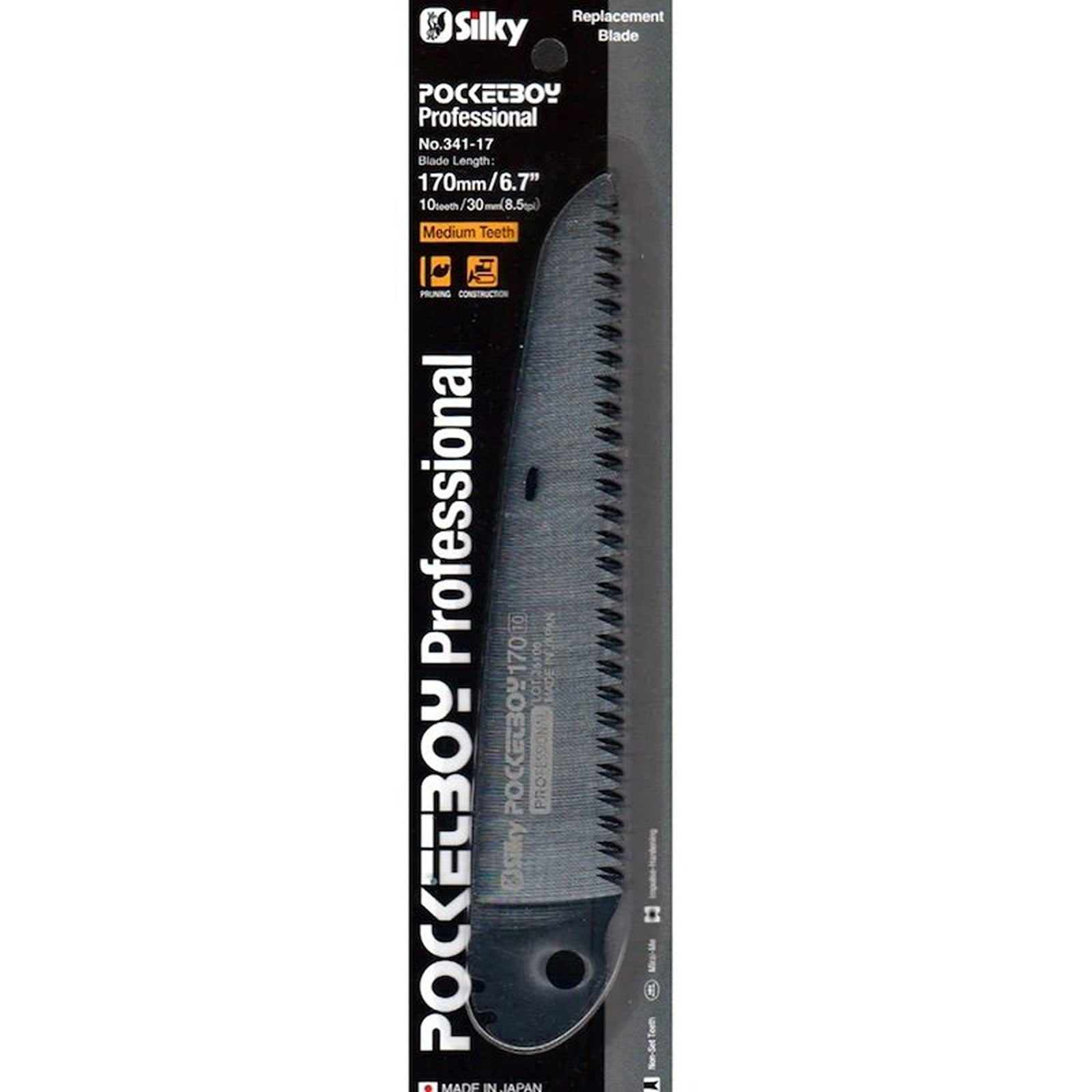 Silky 341-17 Pocket boy 170mm Medium Tooth Replacement Blade