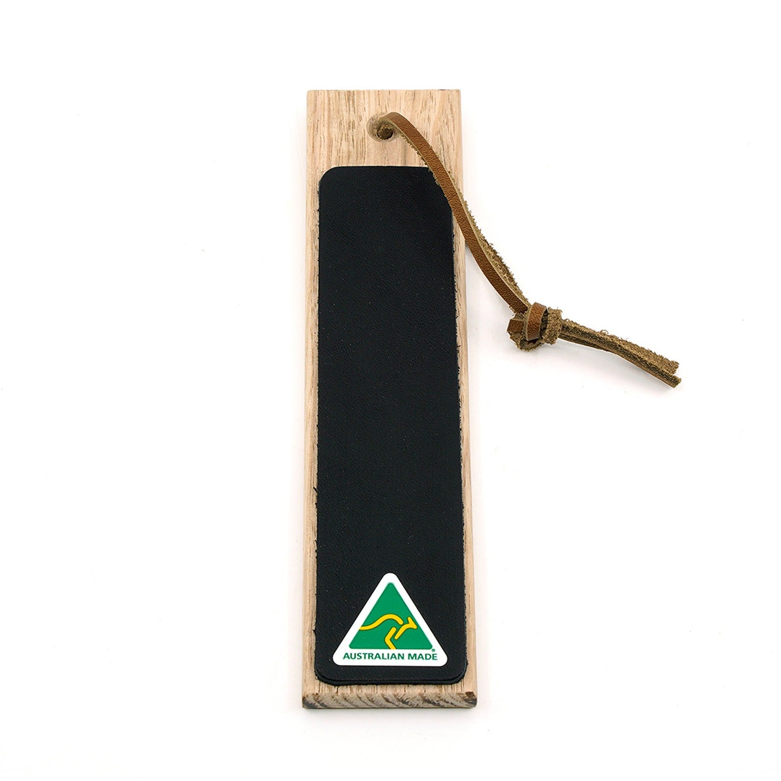 Mini Strop - Black Cow Leather