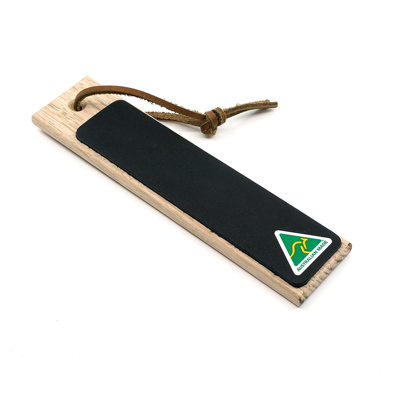 Mini Strop - Black Cow Leather