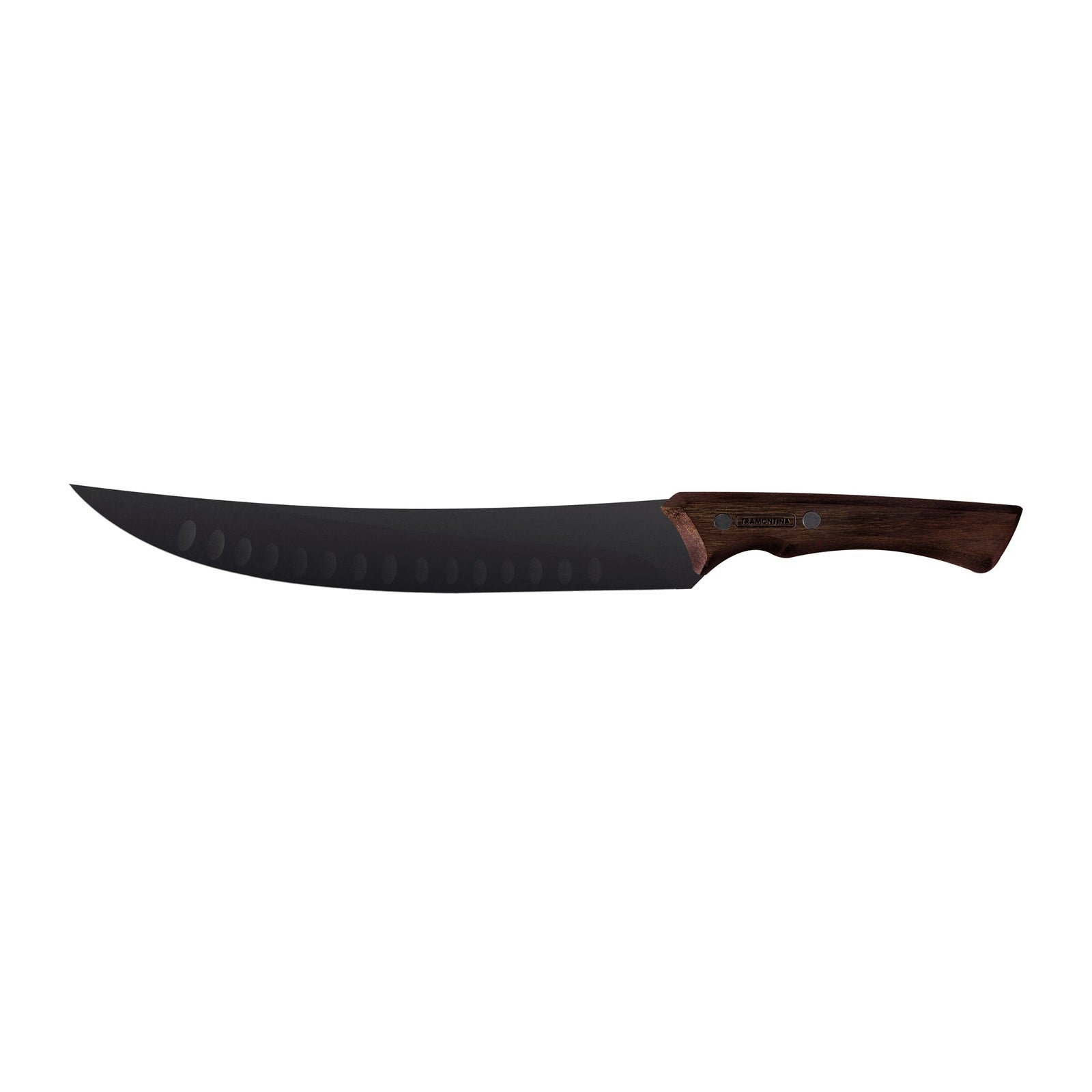 TRAMONTINA CHURRASCO BLACK COLLECTION BUTCHER KNIFE, 10" FSC CERTIFIED
