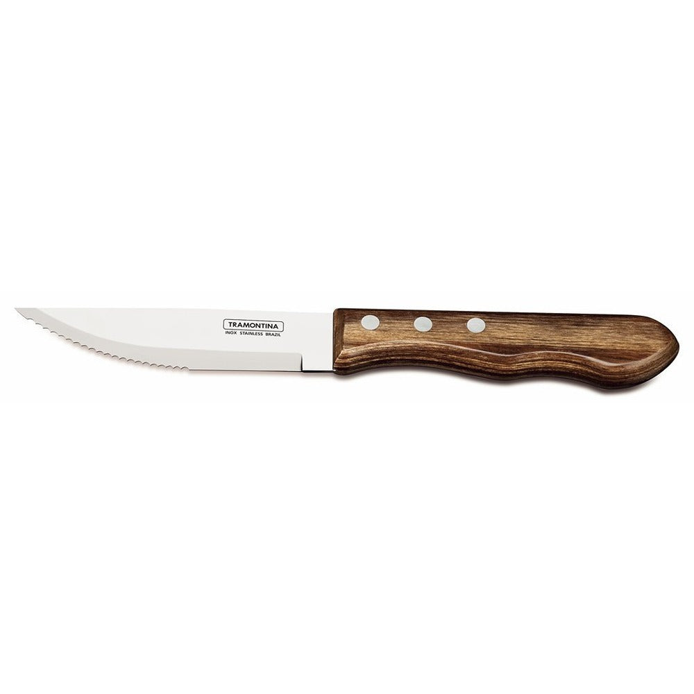 Tramontina Jumbo Steak Knife - Brown Polywood Handle