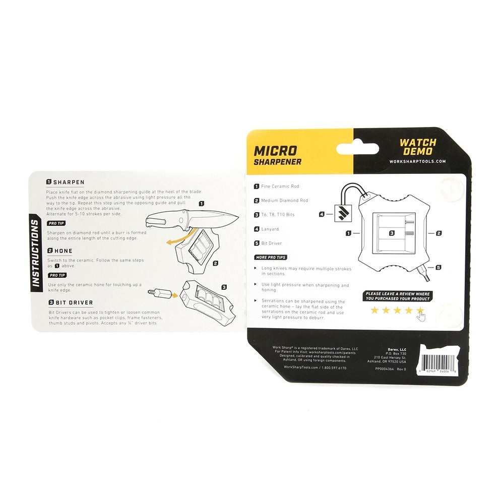 Work Sharp WSEDCMCR Micro Sharpener & Knife Tool