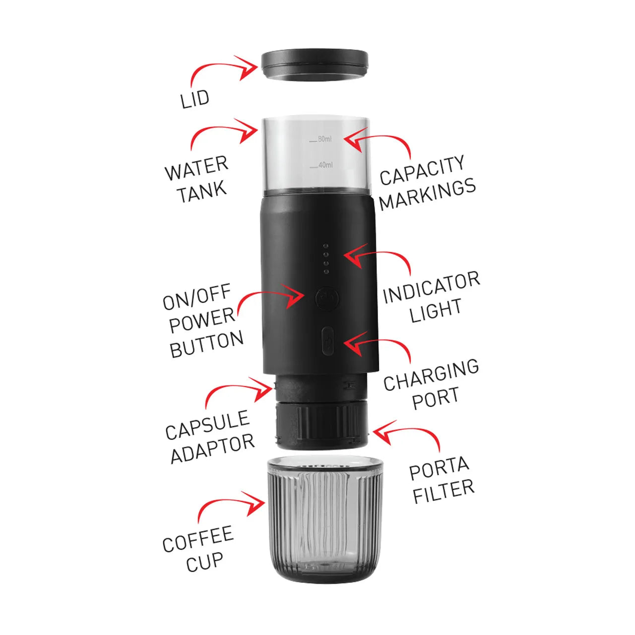 Apex Portable Espresso Coffee Maker15093