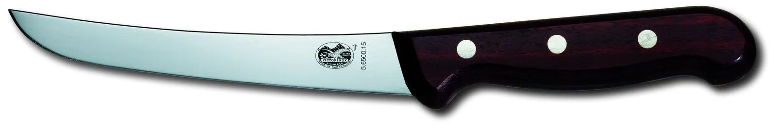 VICTORINOX WOOD Boning Curved Wide 15cm